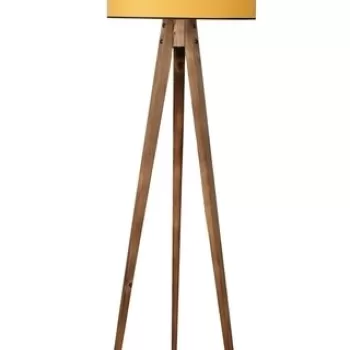 Lampadar, Luin, 8285-3, E27, 60 W, lemn/textil imagine