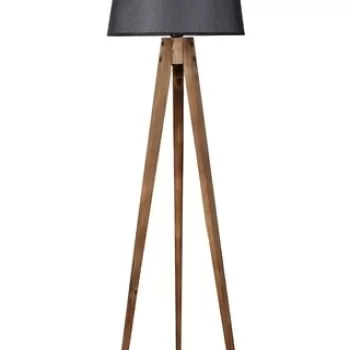 Lampadar, Luin, 8285-5, E27, 60 W, lemn/textil imagine