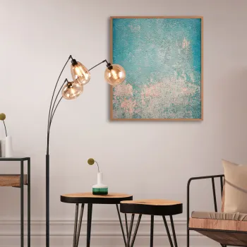 Lampadar Lumina, TRIO, 31x71x200 cm, 10W, 3x E14, metal, negru mat imagine