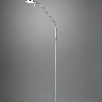 Lampadar Monza, TRIO, 25x50x145 cm, 12W, 1x SMD, metal, nichel mat imagine