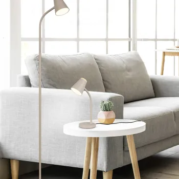 Lampadar Pongo, RL, 19.5x145 cm, 4.5W, 1x SMD, plastic, bej/natur imagine