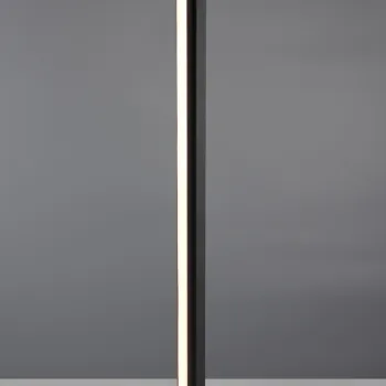 Lampadar Seeker, TRIO, 20x16x130 cm, 21W, 1x SMD, metal, negru mat imagine