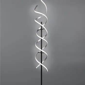 Lampadar Sequence, TRIO, 23x150 cm, 32W, 1x SMD, aluminiu, negru/argintiu lucios imagine