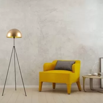 Lampadar, Sheen, 521SHN1528, Metal, Aur/Negru imagine