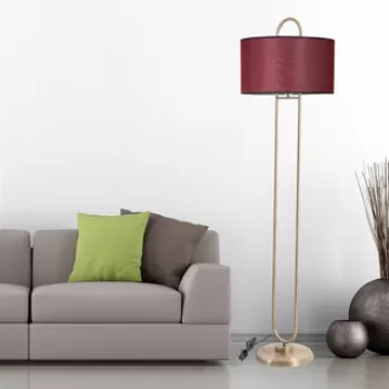 Lampadar, Stala, 846STL2964, Metal, Rosu claret imagine