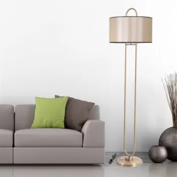 Lampadar, Stala, 846STL2967, Metal, Crem imagine