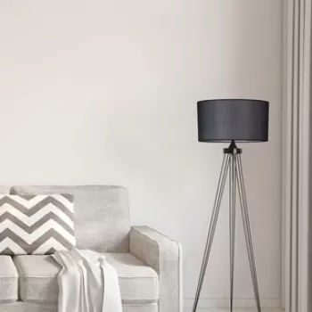 Lampadar, Stala, 846STL3567, Metal, Negru imagine