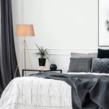 Lampadar, Tatum, 584TTM1514, Metal, Vintage / Maro deschis imagine