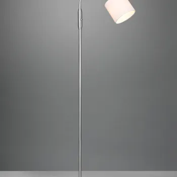 Lampadar Tommy, RL, 20x130 cm, 40W, 1x E14, metal, nichel mat/alb imagine