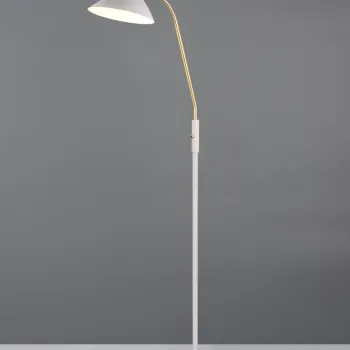 Lampadar Traveller, TRIO, 58x23x145 cm, 10W, 1x E27, metal, gri/auriu imagine