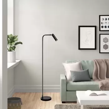 Lampadar, Ugur - 6051, Opviq, 22 x 22 x 120 cm, LED, 1W 2700 K, negru imagine