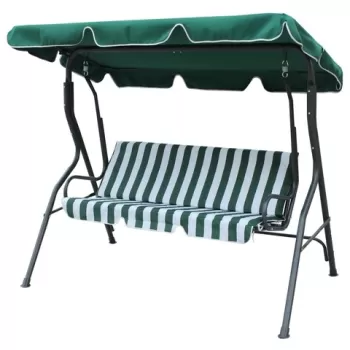 Leagan cu 3 locuri, Heinner, 177 x 110 x 146 cm, otel si poliester imagine