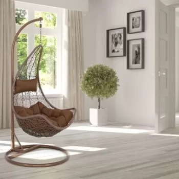 Leagan interior/exterior, New Carousel, 130 x 100 x 200 cm, maro imagine