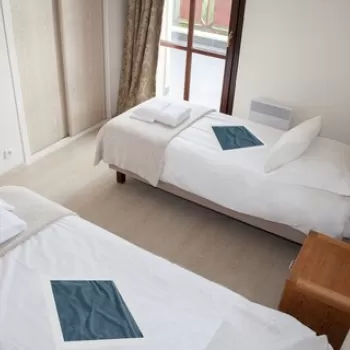 Lenjerie de pat, 1 persoana, Rustic, 100% bumbac, 2 piese, alb imagine