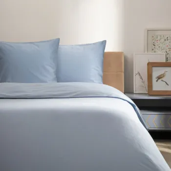 Lenjerie de pat Defla, Homla, 160x200 cm, bumbac, albastru imagine