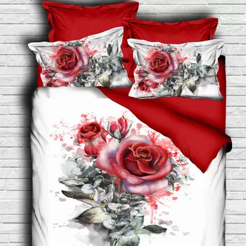 Lenjerie de pat dubla 3 piese, 123, Pearl Home, Bumbac imagine