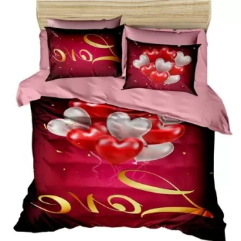 Lenjerie de pat dubla 3 piese, 157, Pearl Home, Bumbac imagine