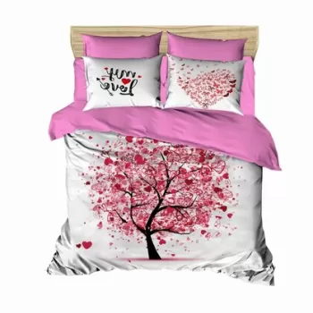 Lenjerie de pat dubla 3 piese, 185, Pearl Home, Bumbac imagine