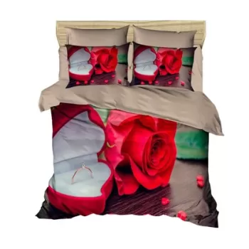 Lenjerie de pat dubla 3 piese, 202, Pearl Home, Bumbac imagine