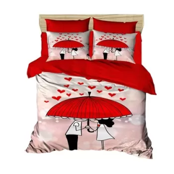 Lenjerie de pat dubla 3 piese, 207, Pearl Home, Bumbac imagine