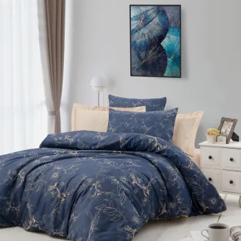 Lenjerie de pat dubla, 473, Pearl Home, Poliester Satinat imagine