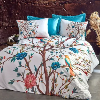 Lenjerie de pat dubla, 476, Pearl Home, Poliester Satinat imagine