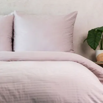 Lenjerie de pat dubla Agnes, Homla, 3 piese, 160x200 cm, bumbac satinat/poliester, gri imagine