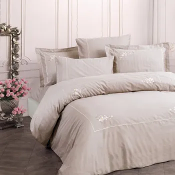 Lenjerie de pat dubla, Alameda - Lilac, Cotton Box, Bumbac Satinat imagine