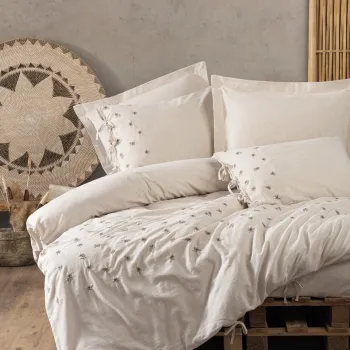 Lenjerie de pat dubla, Arie, Cotton Box, 25% in / 75% bumbac imagine