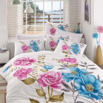 Lenjerie de pat dubla, Celina, Pearl Home, Bumbac Ranforce imagine