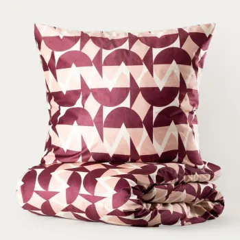 Lenjerie de pat dubla Cherry Chic, Homla, 3 piese, 160x200 cm, poliester, multicolor imagine