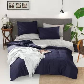 Lenjerie de pat dubla, Cift Yonl?, EnLora Home, Bumbac Ranforce imagine