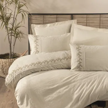 Lenjerie de pat dubla, Darian, Cotton Box, 25% in / 75% bumbac imagine