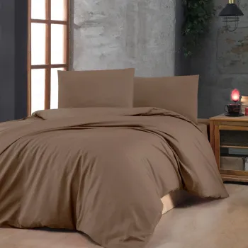 Lenjerie de pat dubla (DE), L'essentiel Maison, Brown, Maro imagine