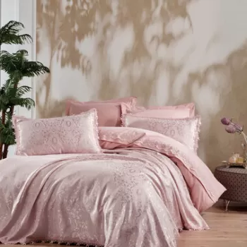 Lenjerie de pat roz ieftine imagine