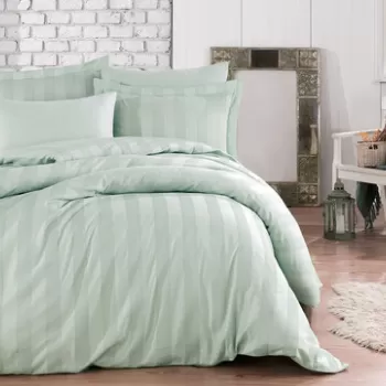 Lenjerie de pat dubla Exclusive Satin 6 piese, Wafel, Hobby, Bumbac Satinat imagine