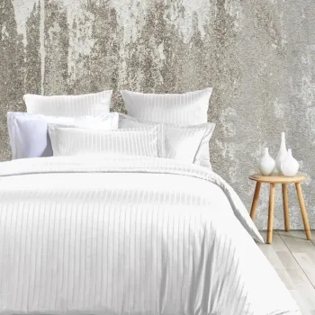 Lenjerie de pat dubla, Exlusive Line - White, Primacasa by Turkiz, Bumbac Satinat imagine