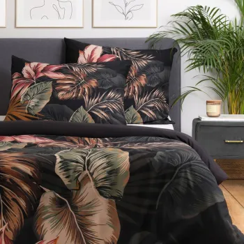 Lenjerie de pat dubla Fonce, Homla, 3 piese, 160x200 cm, microfibra din poliester, multicolor imagine