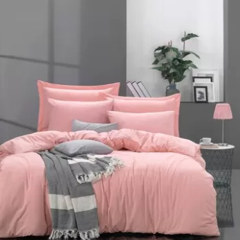 Lenjerie de pat dubla, Fresh Color, EnLora Home, Bumbac Ranforce imagine