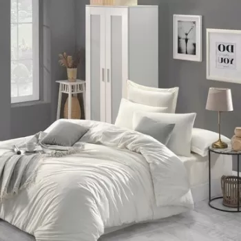 Lenjerie de pat dubla, Fresh Color, EnLora Home, Bumbac Ranforce imagine