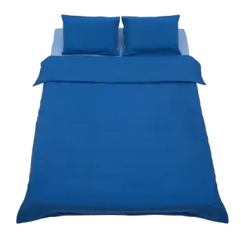 Lenjerie de pat dubla Heinner Home, 200x220 cm, bumbac, albastru imagine