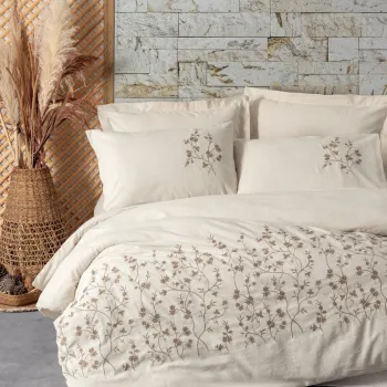 Lenjerie de pat dubla, Hemera, Cotton Box, 75% bumbac / 25% in imagine