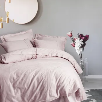 Lenjerie de pat dubla, Jana - Powder, Cotton Box, Bumbac Satinat imagine