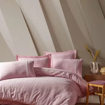 Lenjerie de pat dubla, Jasmin, Saheser, Bumbac imagine