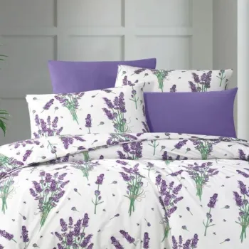 Lenjerie de pat dubla, Jefri, Dowry World, 65% bumbac/35% poliester imagine