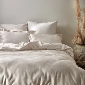 Lenjerie de pat dubla, Kelebek - Cream, Primacasa by Turkiz, Bumbac Satinat imagine