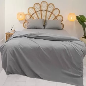 Lenjerie de pat dubla King (cearceaf cu elastic) 4 piese, Pacifico, Elliott, 50% Bumbac/50% Poliester imagine