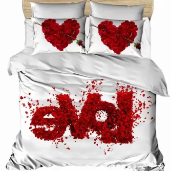 Lenjerie de pat dubla King (EU) (ES), 3 piese, 193, Pearl Home, Bumbac imagine