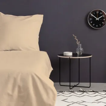 Lenjerie de pat dubla King (FR), L'essentiel Maison, De Beige, Bej imagine