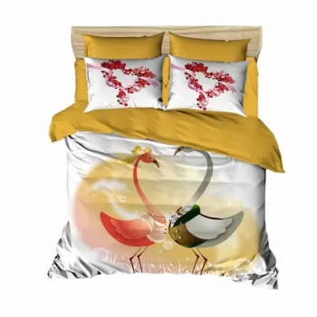 Lenjerie de pat dubla King (IT), 3 piese, 184, Pearl Home, Bumbac imagine